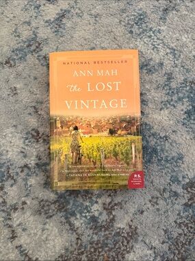 Ann Mah "The Lost Vintage" Paperback Book - Orange Cover